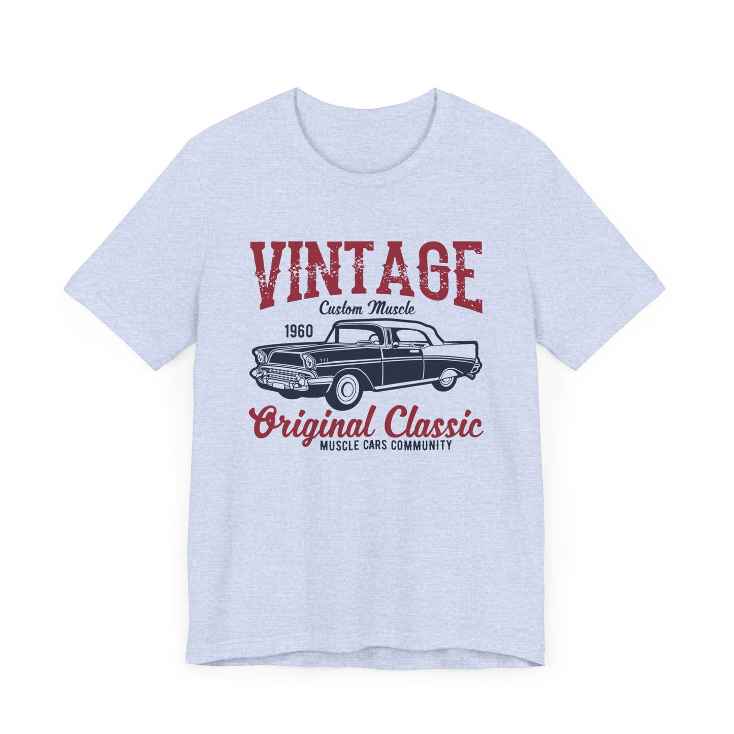 Vintage Custom Muscle, Original Classic - Unisex Jersey Short Sleeve Tee - 12612