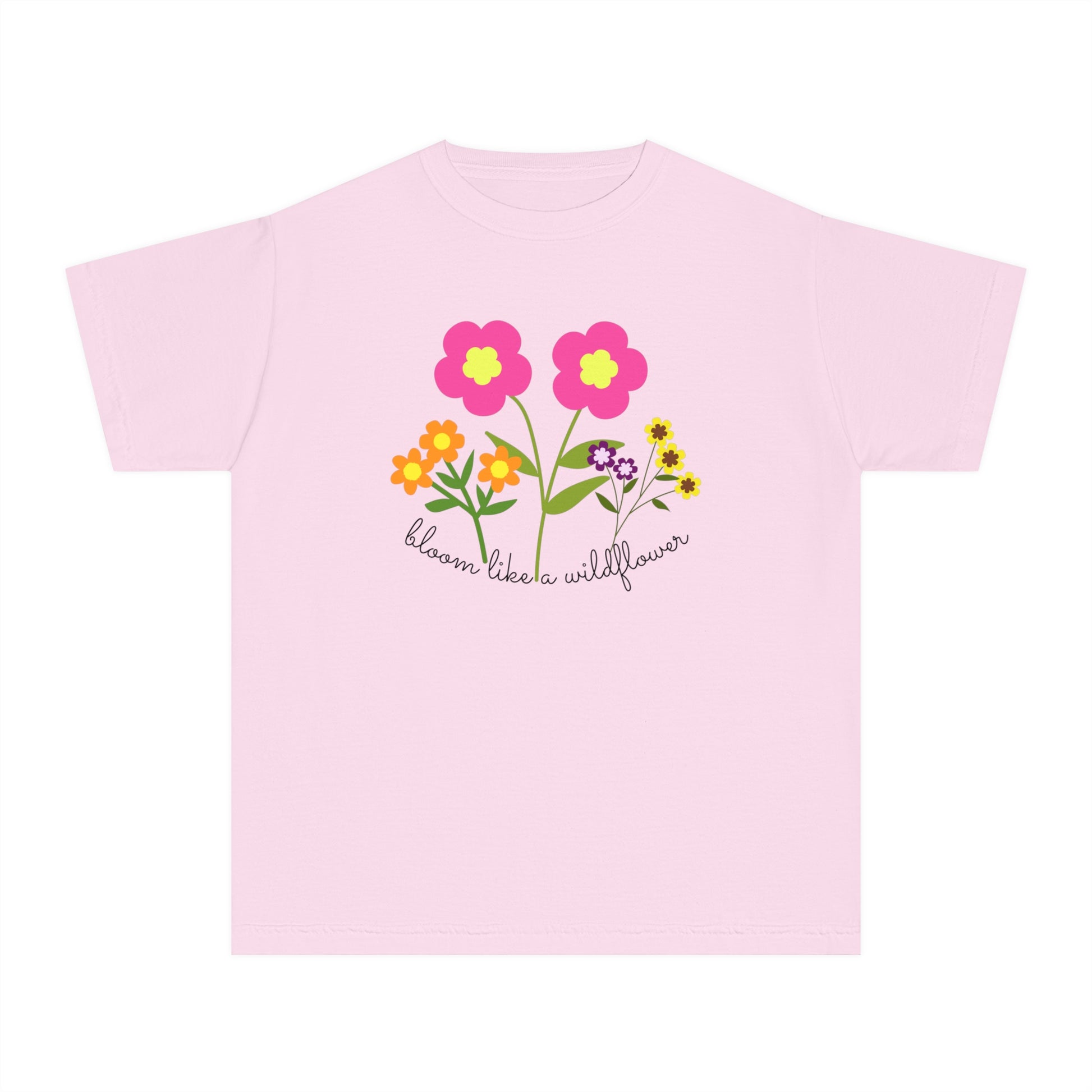 Bloom Like a Wildflower Kid's Tee