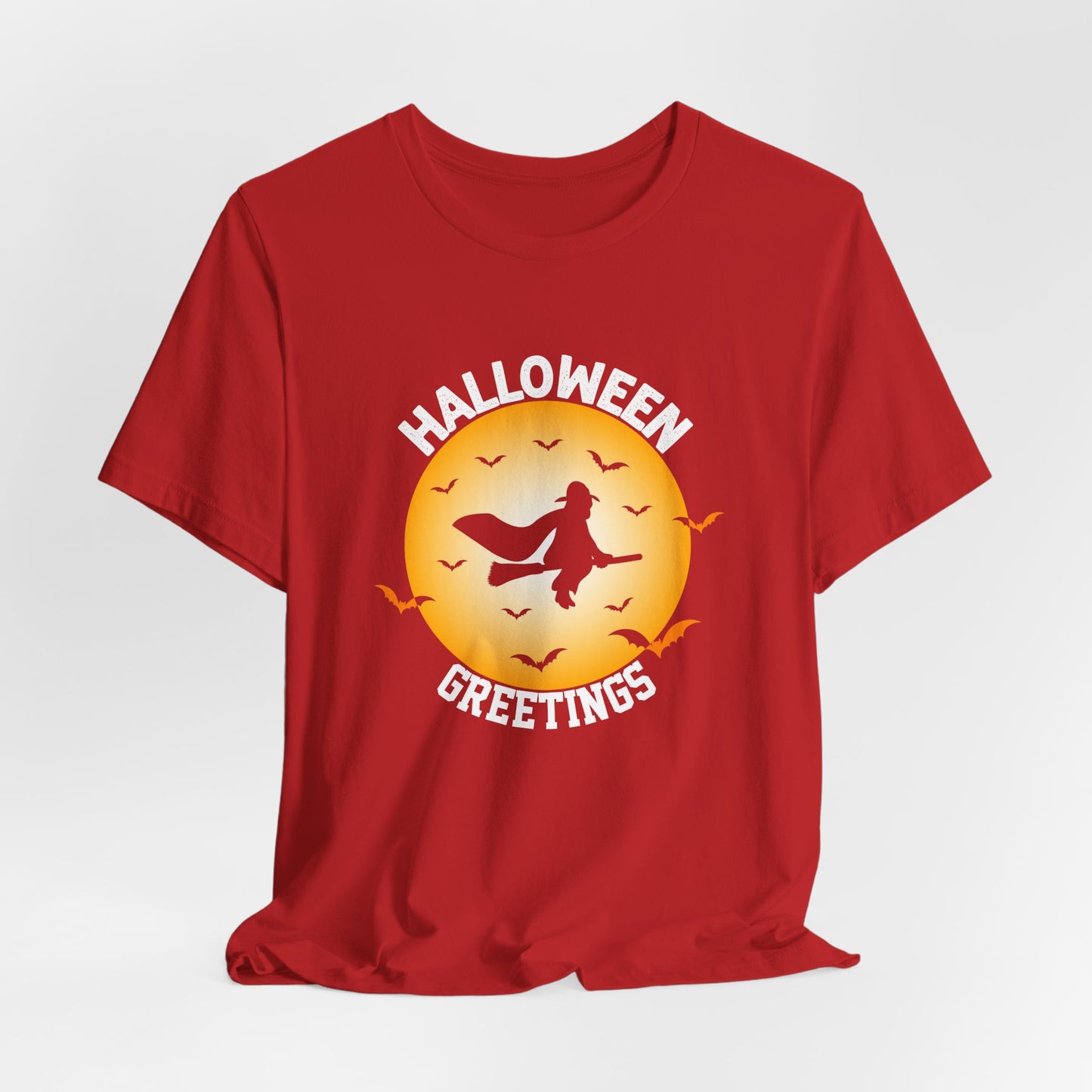 Halloween Greetings - Unisex Jersey Short Sleeve Tee - 12254