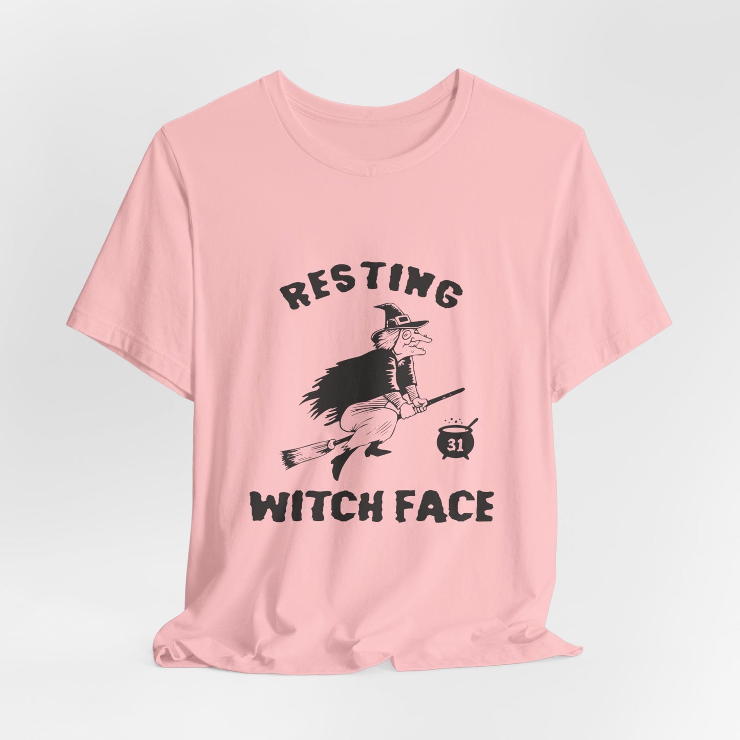 Halloween: Resting Witch Face - Unisex Jersey Short Sleeve Tee