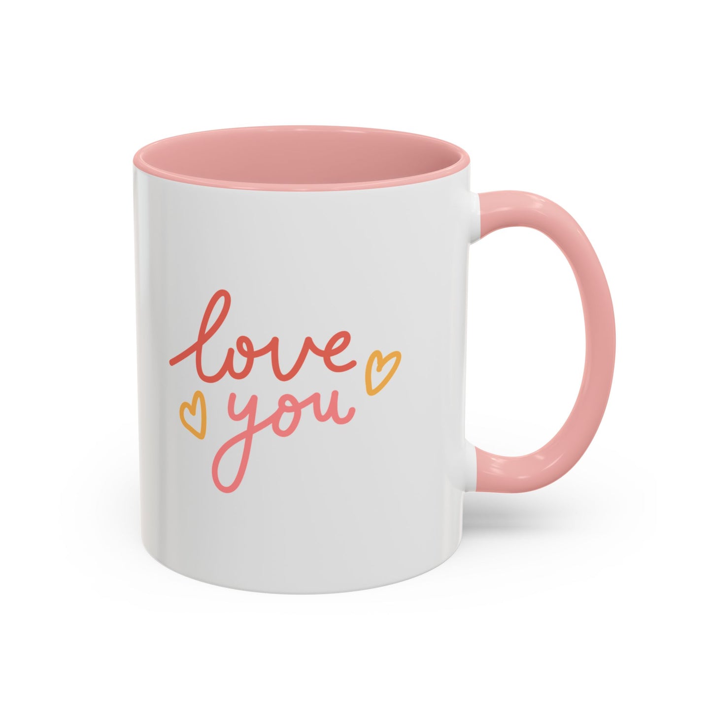 Love You - Accent Coffee Mug (11, 15oz) - 11190