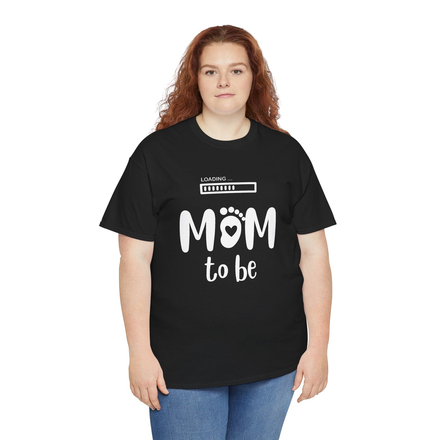 Mom to Be Shirt – Pregnancy Announcement Gift Tee with Loading Bar - 14879