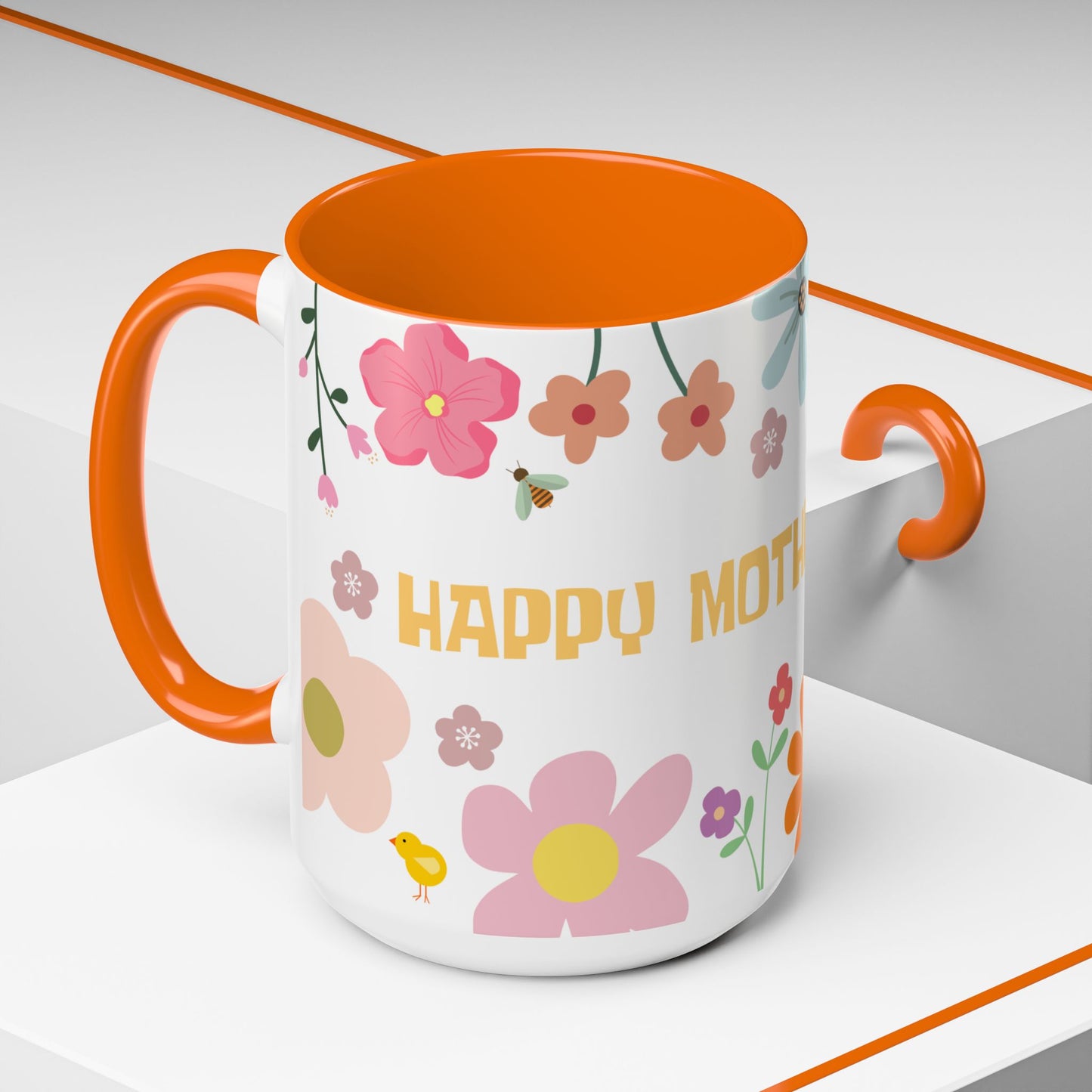 Floral Happy Mother's Day Coffee Mug - 11oz & 15oz - 11915