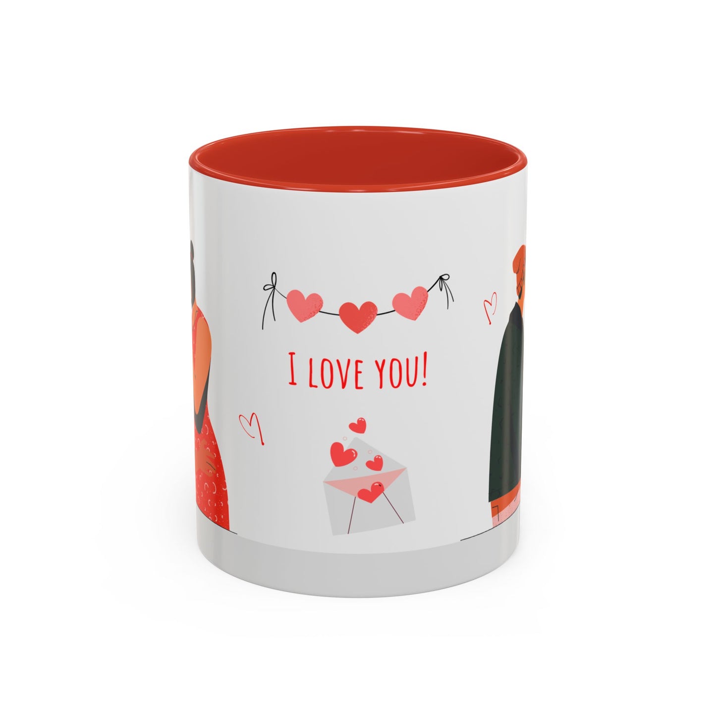 I love You - Accent Coffee Mug (11, 15oz) - 11136