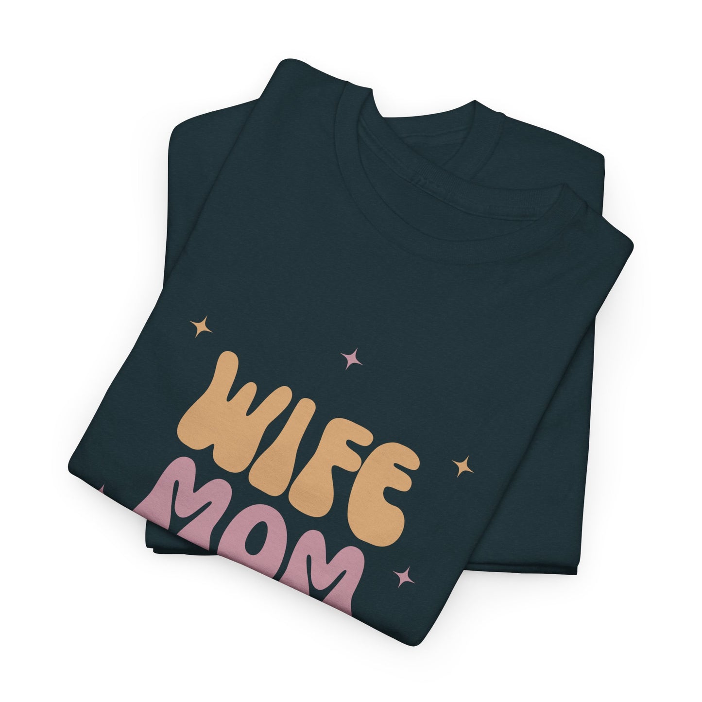 Wife Mom Friend Heavy Cotton Tee | Perfect Gift for Moms & Friends - 12462