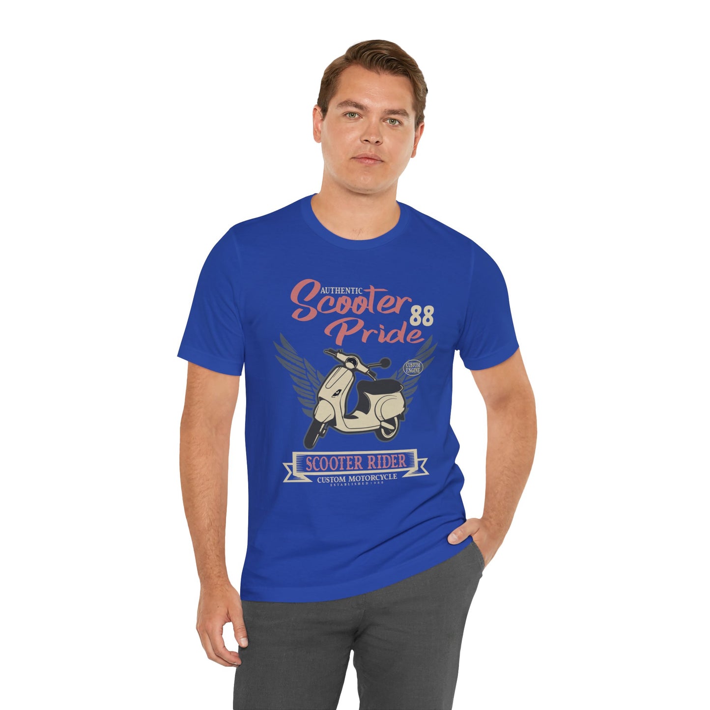 Authentic Scooter Pride - Unisex Jersey Short Sleeve Tee - 13300