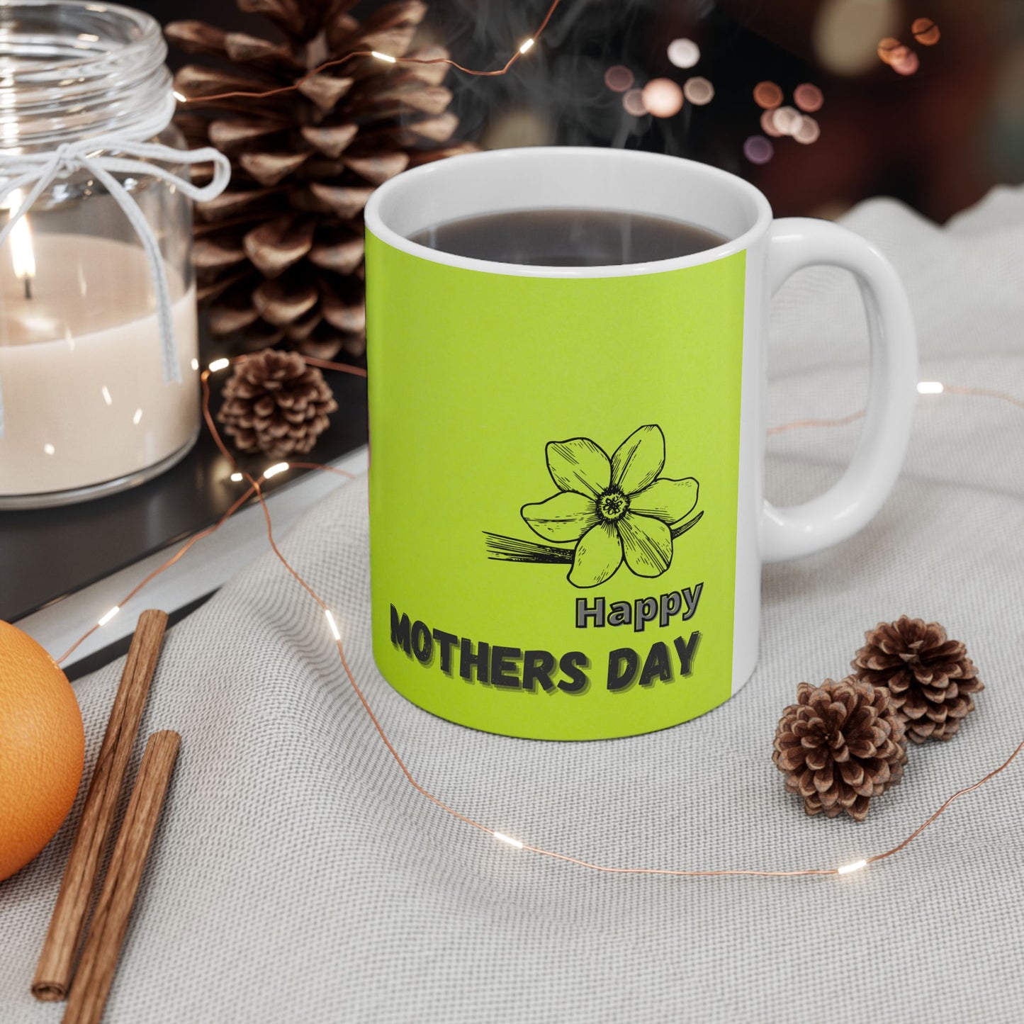 Happy Mother’s Day  - Ceramic Mug, (11oz, 15oz) - 11698