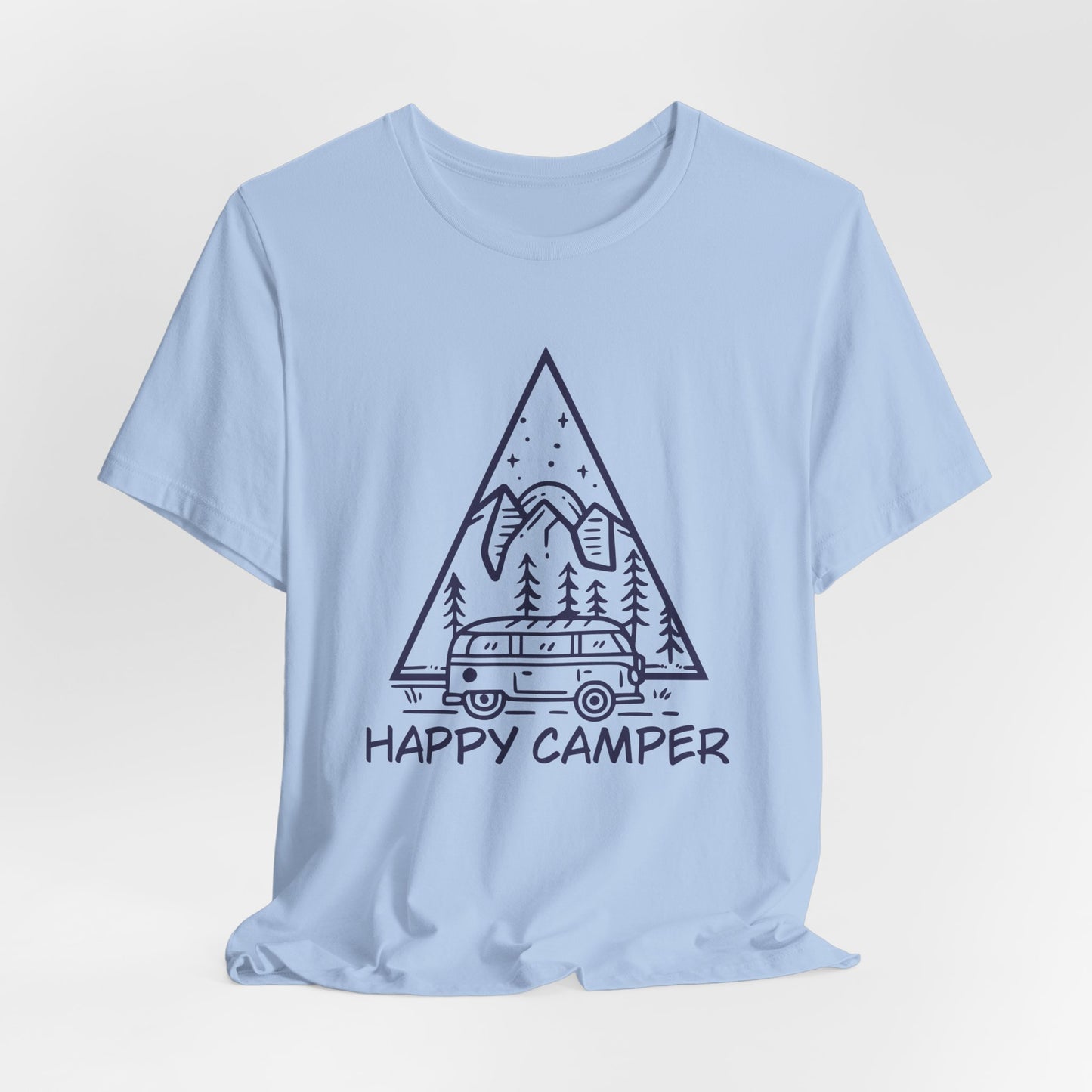 Happy Camper - Unisex Jersey Short Sleeve Tee - 12604