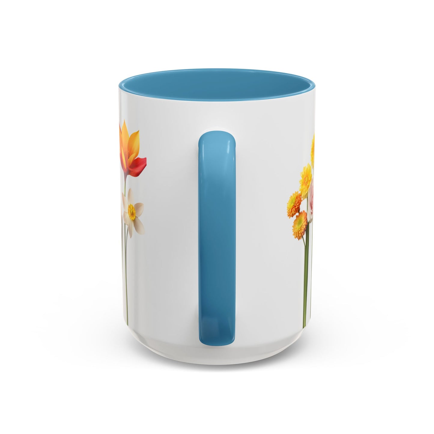 Bright Flowers - Accent Coffee Mug (11, 15oz) - 10400