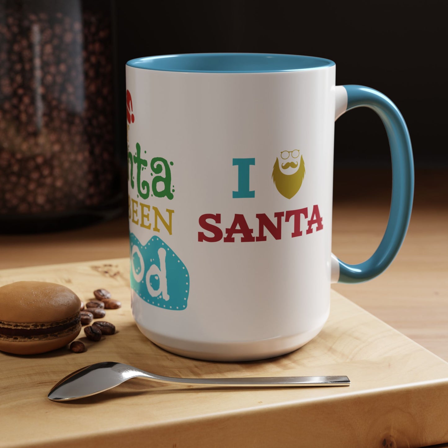 Dear Santa, I've Been Good - Accent Coffee Mug (11, 15oz)