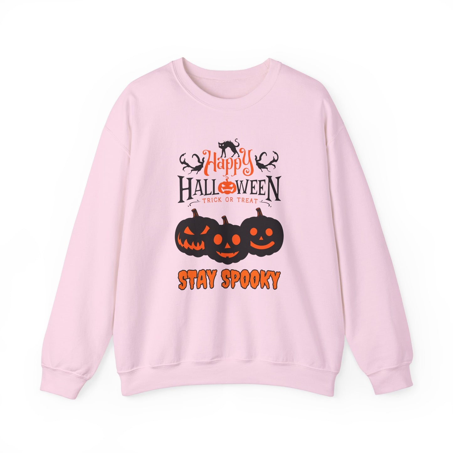 Happy Halloween, Stay Spooky - Unisex Heavy Blend™ Crewneck Sweatshirt