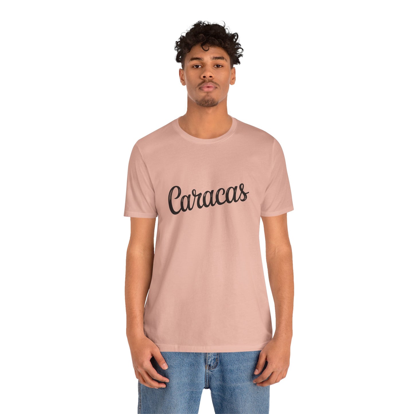 Caracas Unisex Jersey Short Sleeve Tee - Casual Graphic T-Shirt for Everyday Wear - 12270