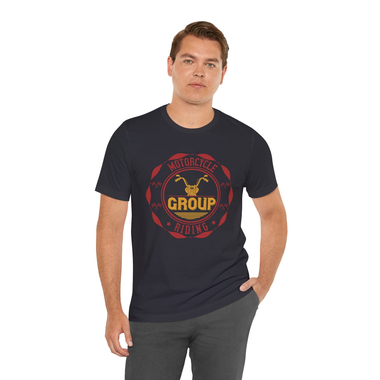 Motorcycle Group Riding - Unisex Jersey Short Sleeve Tee - 13893