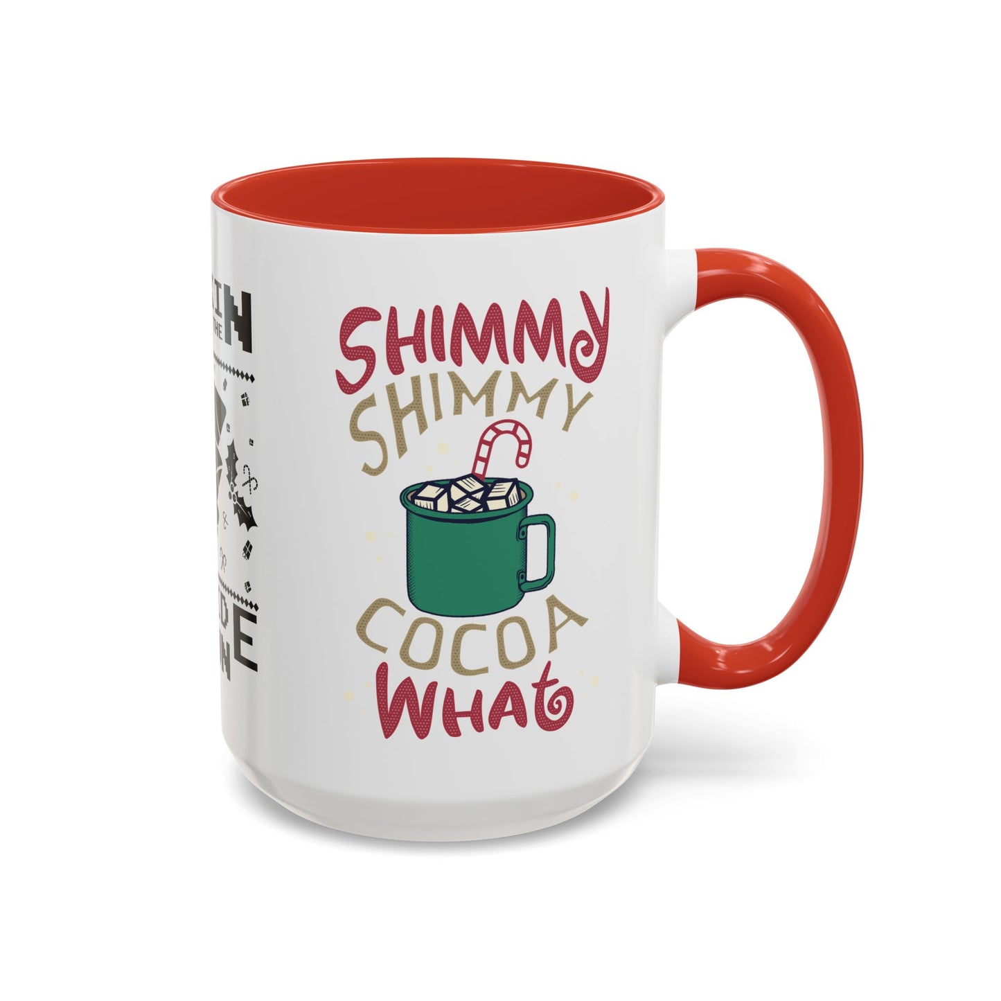 Rocking Around The Tree Upside Down - Accent Coffee Mug (11, 15oz)