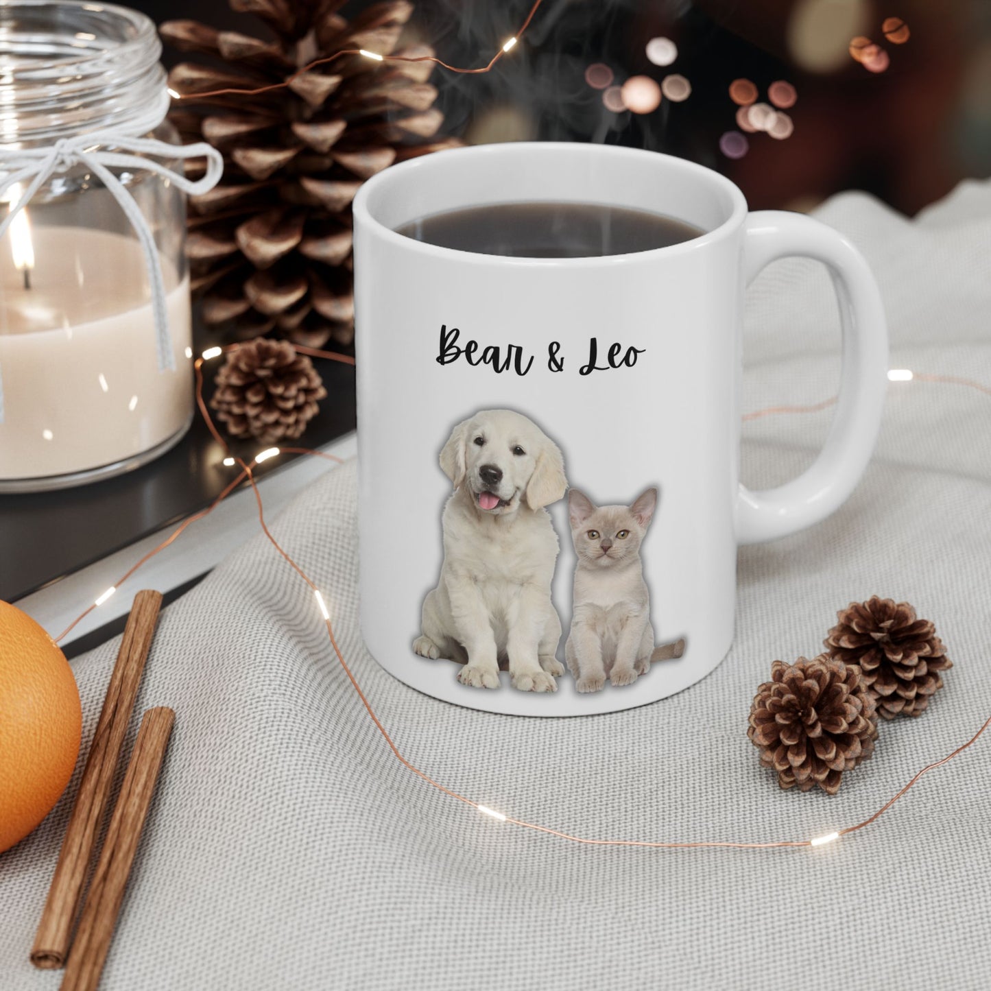 Custom Dog Ceramic Mug | 11oz & 15oz - 14174
