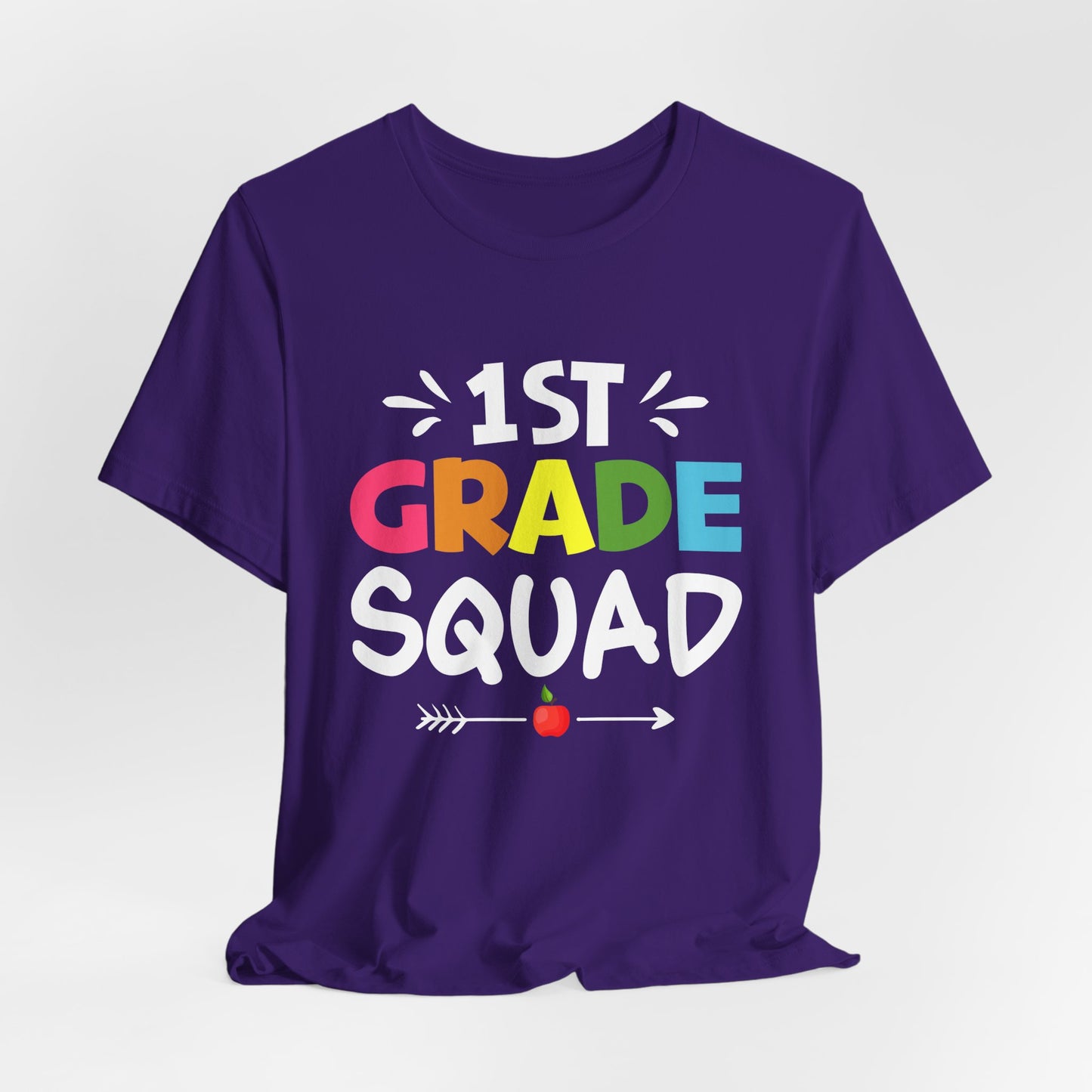 Teacher: 1st Grade Squad - Unisex Jersey Short Sleeve Tee - 13482