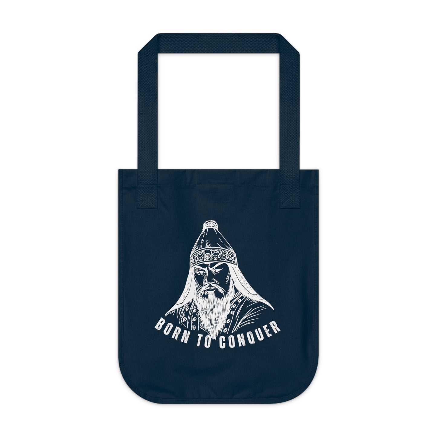 Born to Conquer Mongolia - Organic Canvas Tote Bag - 10378