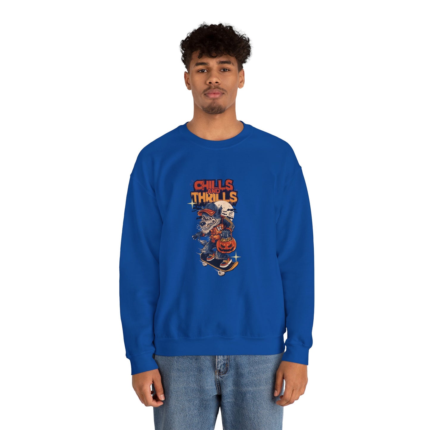 Chills & Thrills - Unisex Heavy Blend™ Crewneck Sweatshirt