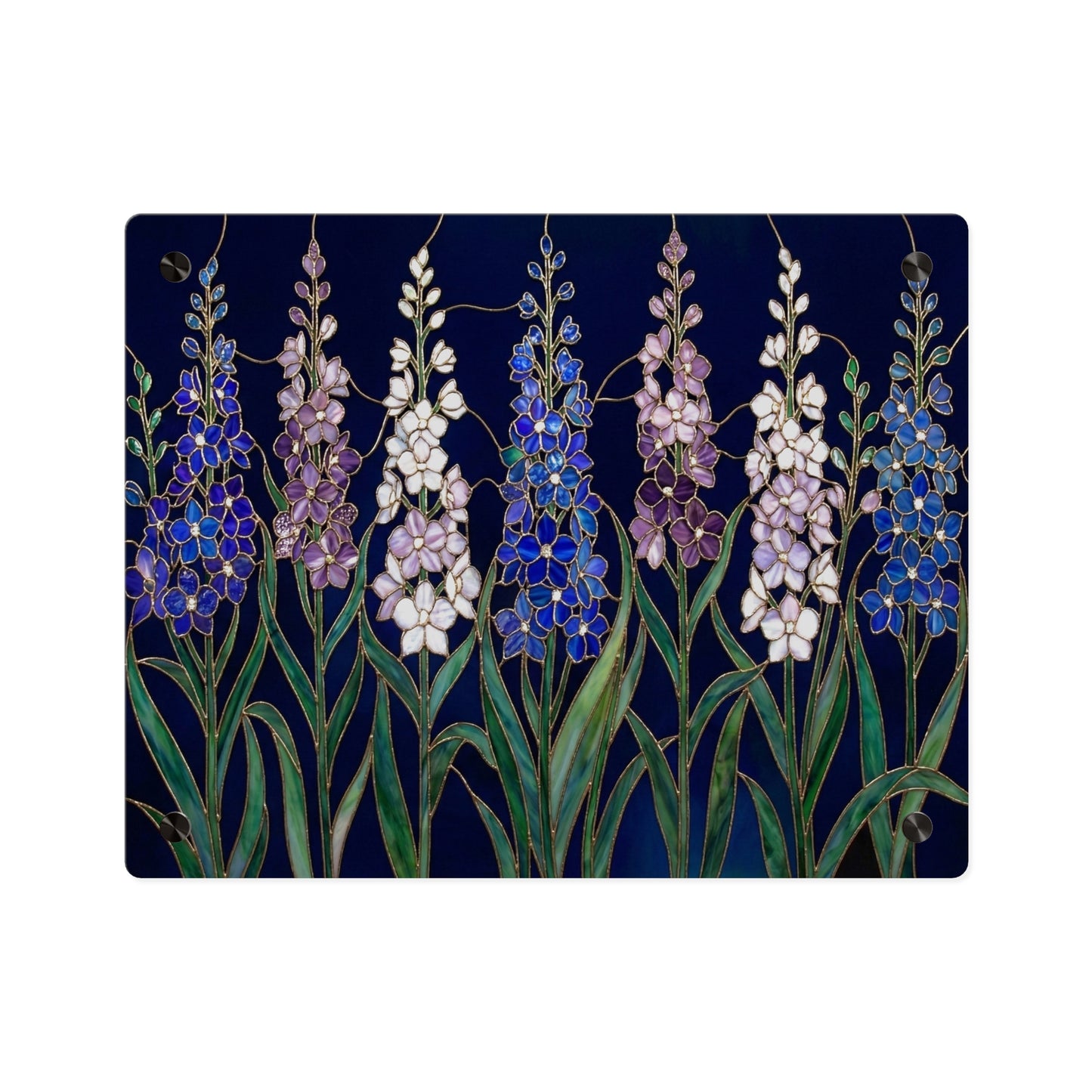 Larkspur Floral Acrylic Wall Art — 14605