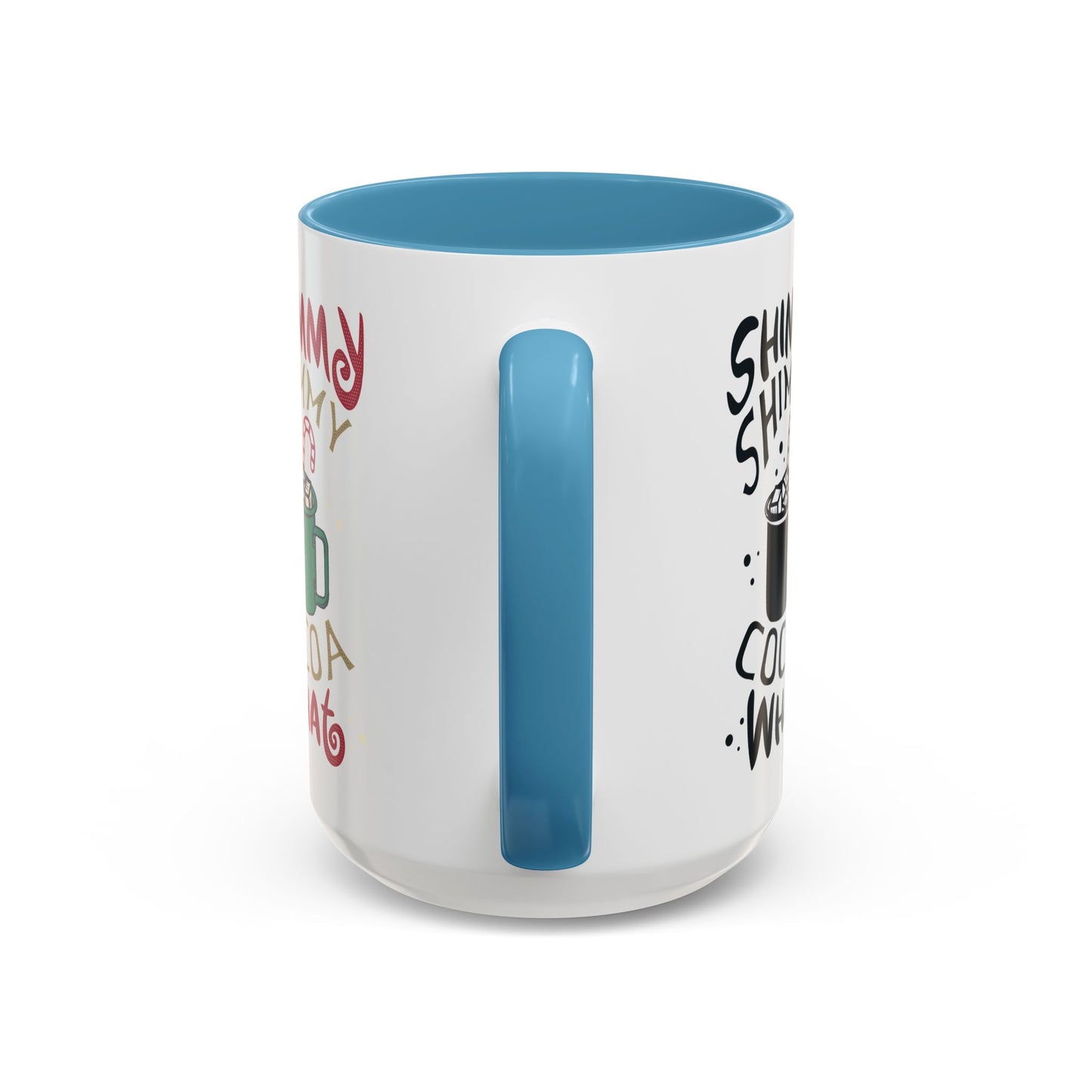 Rocking Around The Tree Upside Down - Accent Coffee Mug (11, 15oz)