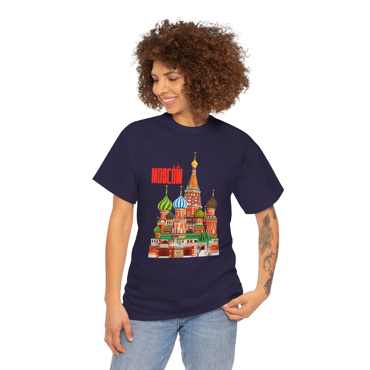 Moscow Graphic Unisex Heavy Cotton Tee - 12050