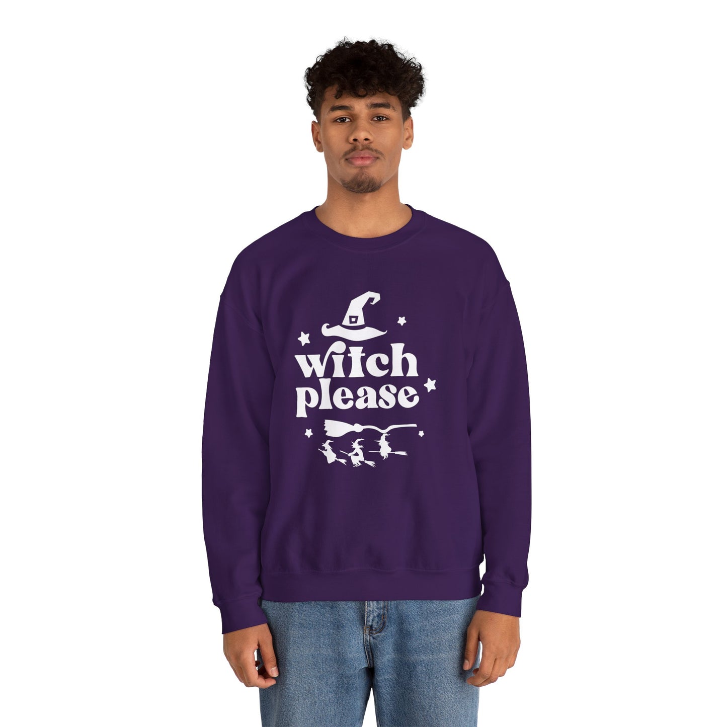 Witch, Please - Unisex Heavy Blend™ Crewneck Sweatshirt