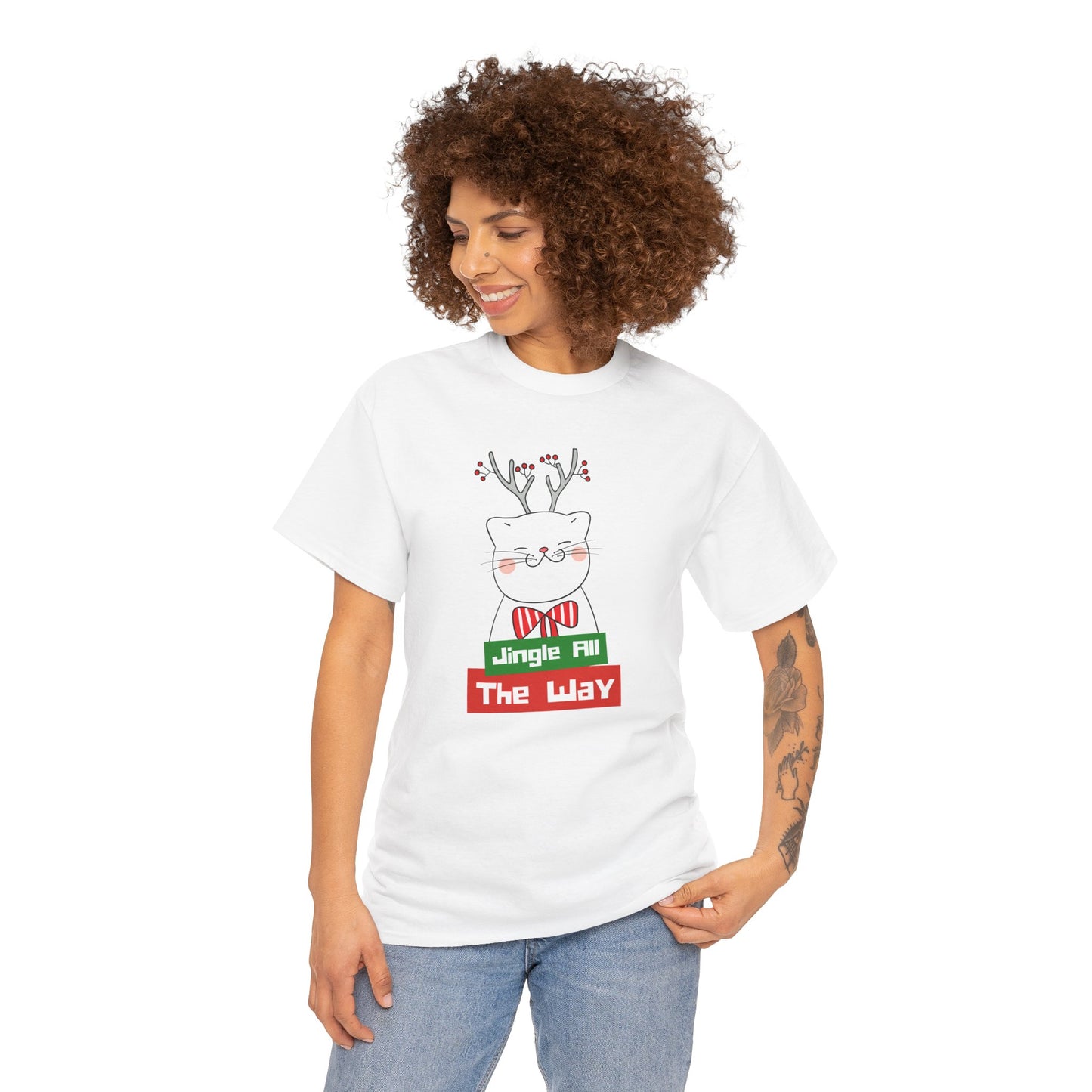 Jingle All the Way - Unisex Heavy Cotton Tee