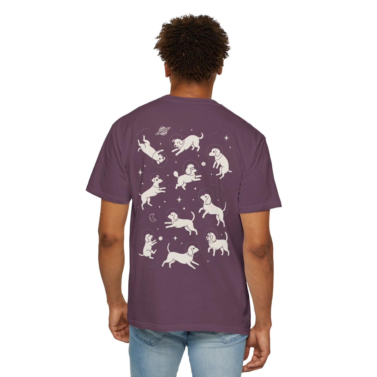 Space Dogs T-Shirt – Cute Astronaut Dog Graphic Tee for Dog Lovers - 14680