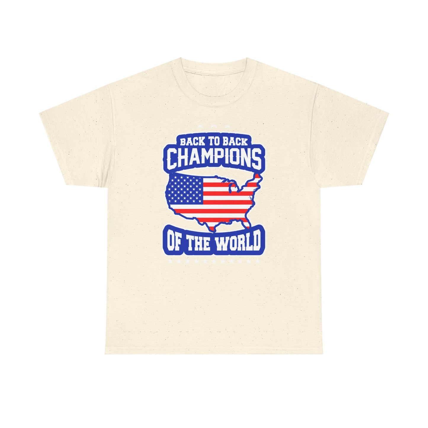 Back-to-Back Champions Unisex Tee | Perfect for Sports Fans, Casual Wear, Gifts, Fourth of July, BBQ Events - 13597