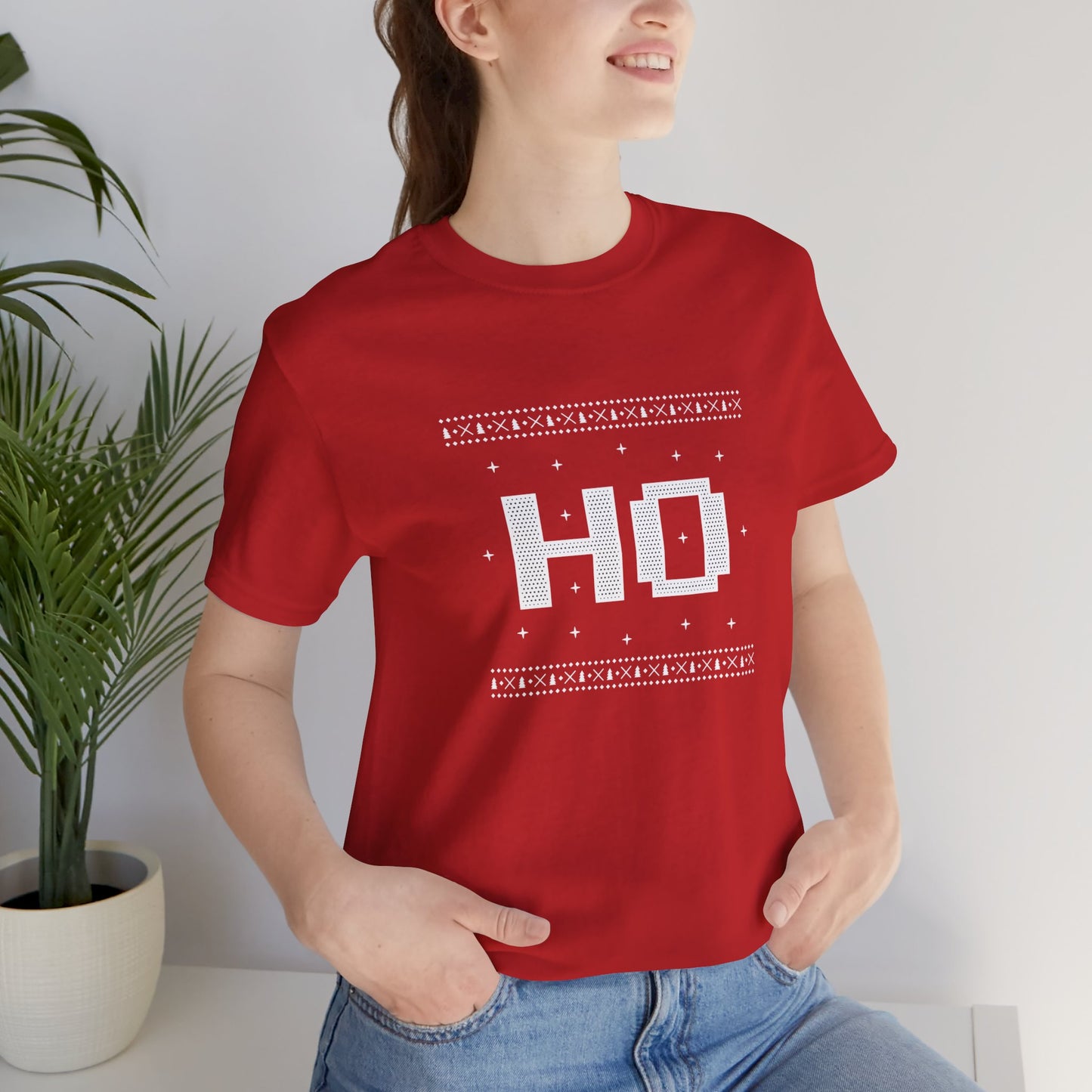 Christmas: HO - Unisex Jersey Short Sleeve Tee