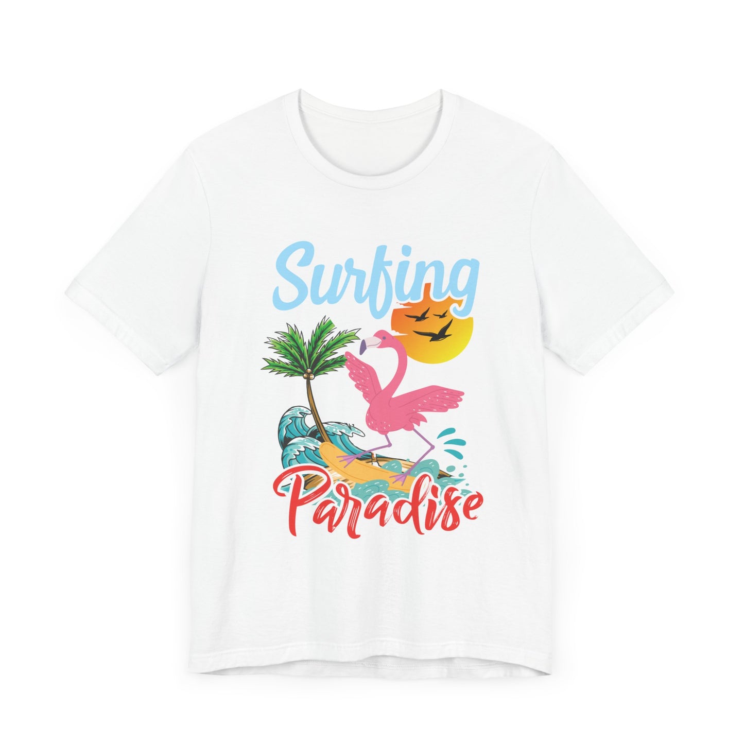 Surfing Paradise - Unisex Jersey Short Sleeve Tee - 13091