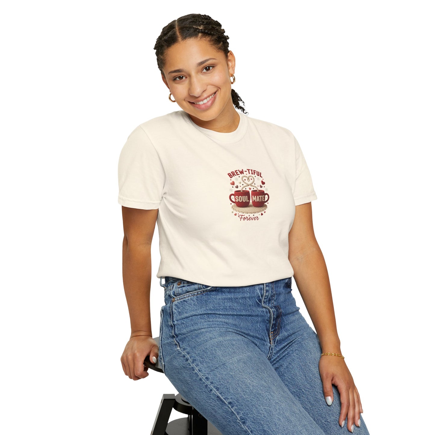 Brew-tiful Soul Mate Coffee Graphic T-Shirt - 14747