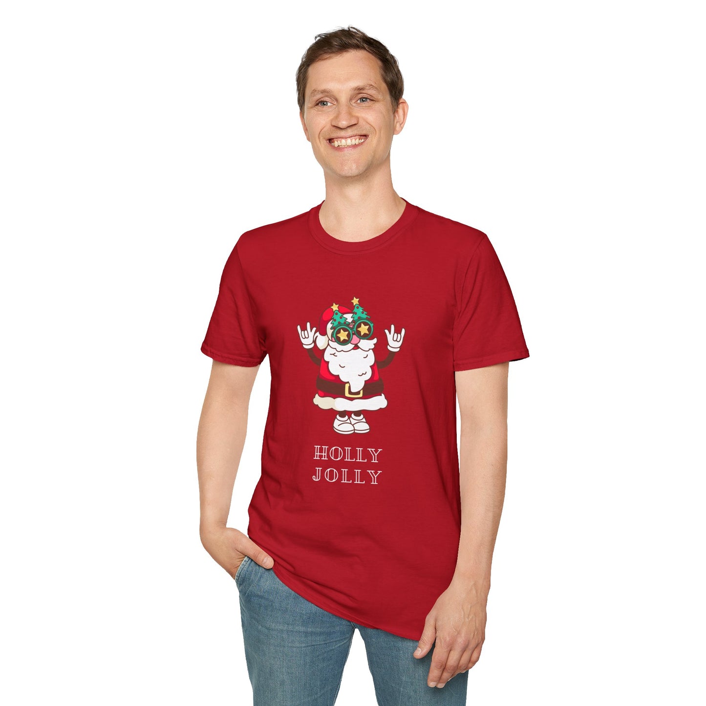 Holly Jolly - Unisex Softstyle T-Shirt