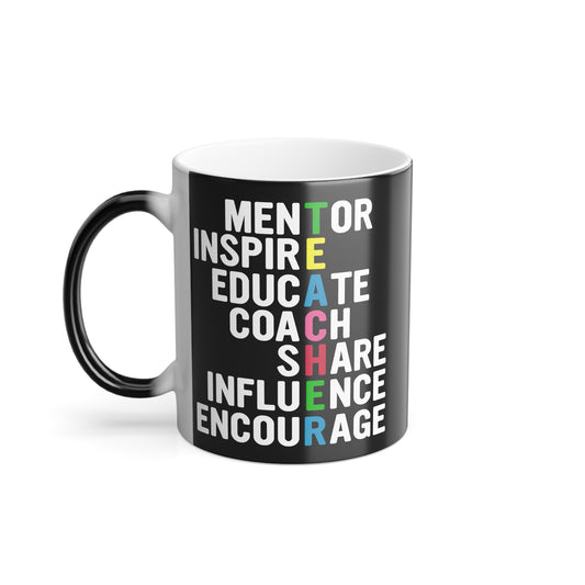 Teacher - Color Morphing Mug, 11oz - 13487