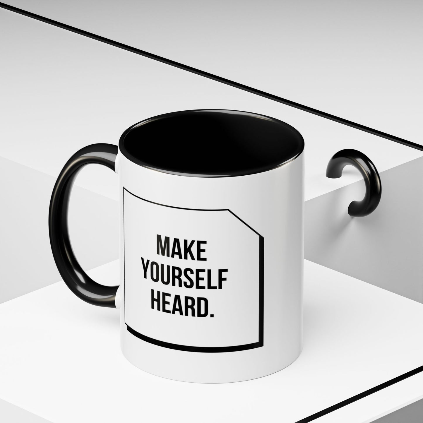 Make Yourself Heard - Accent Coffee Mug (11, 15oz) - 11187