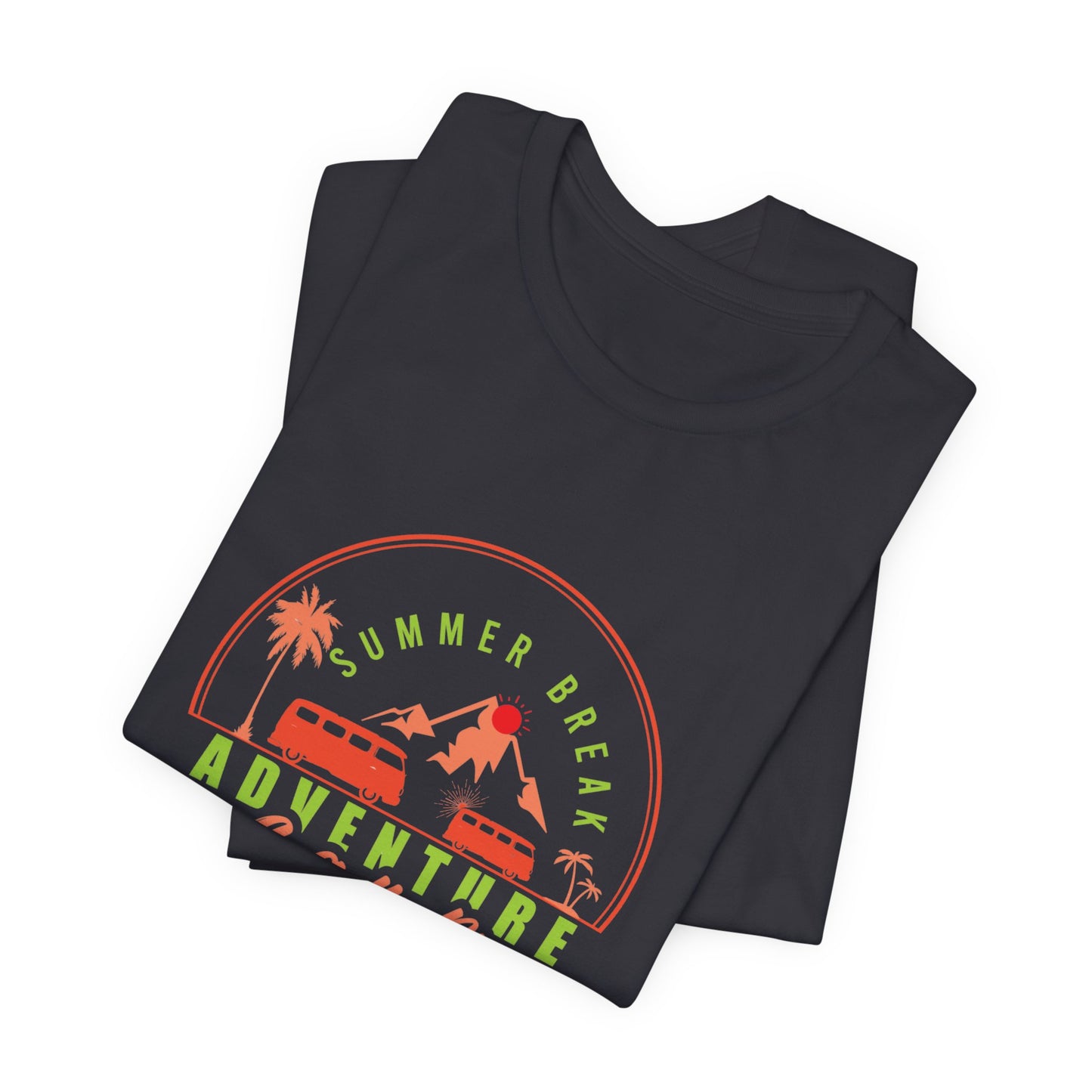 Summer Break, Adventure Camp - Unisex Jersey Short Sleeve Tee