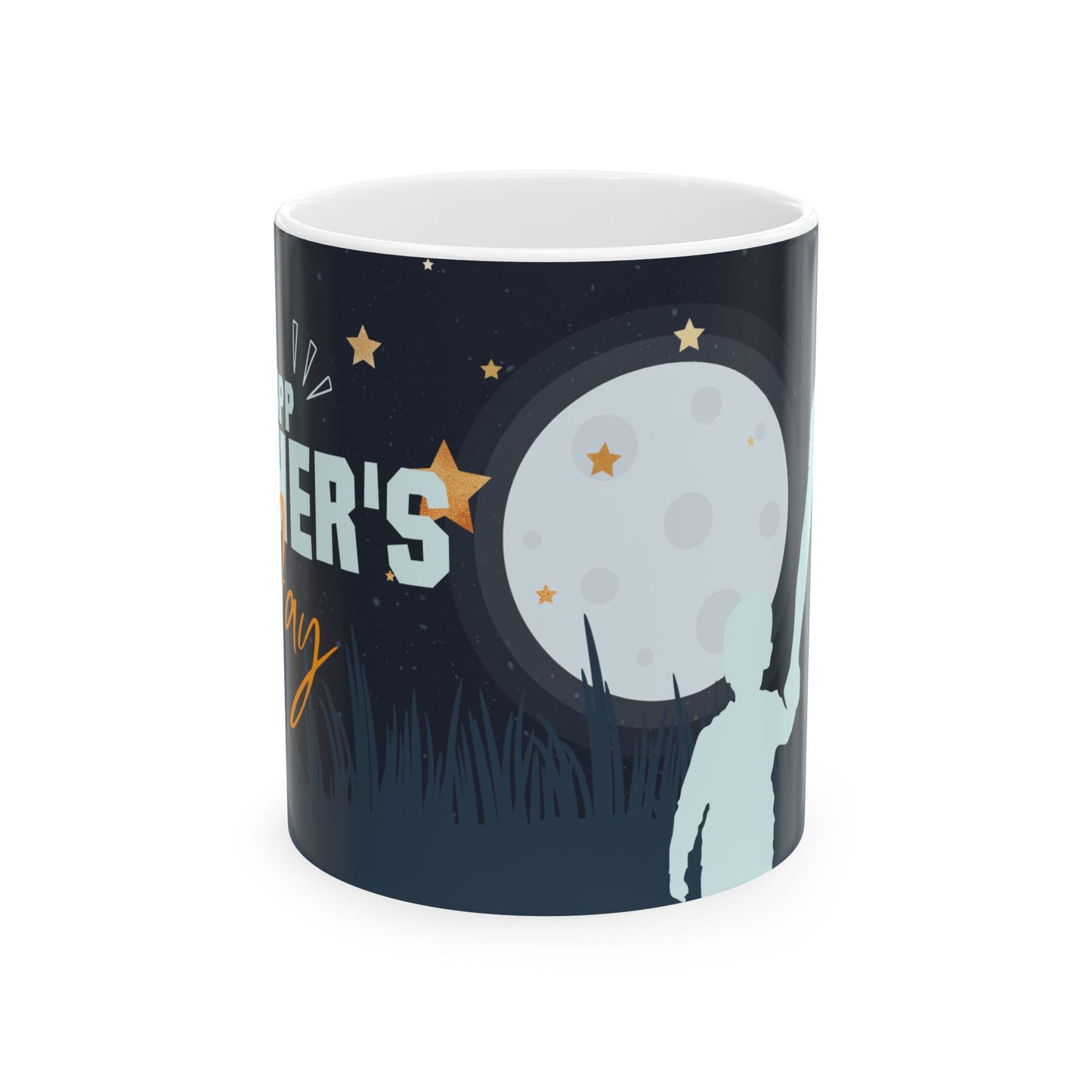 Father's Day Space Mug, Ceramic Coffee Cup, 11oz, 15oz, Gift for Dad, Custom Mug - 14013