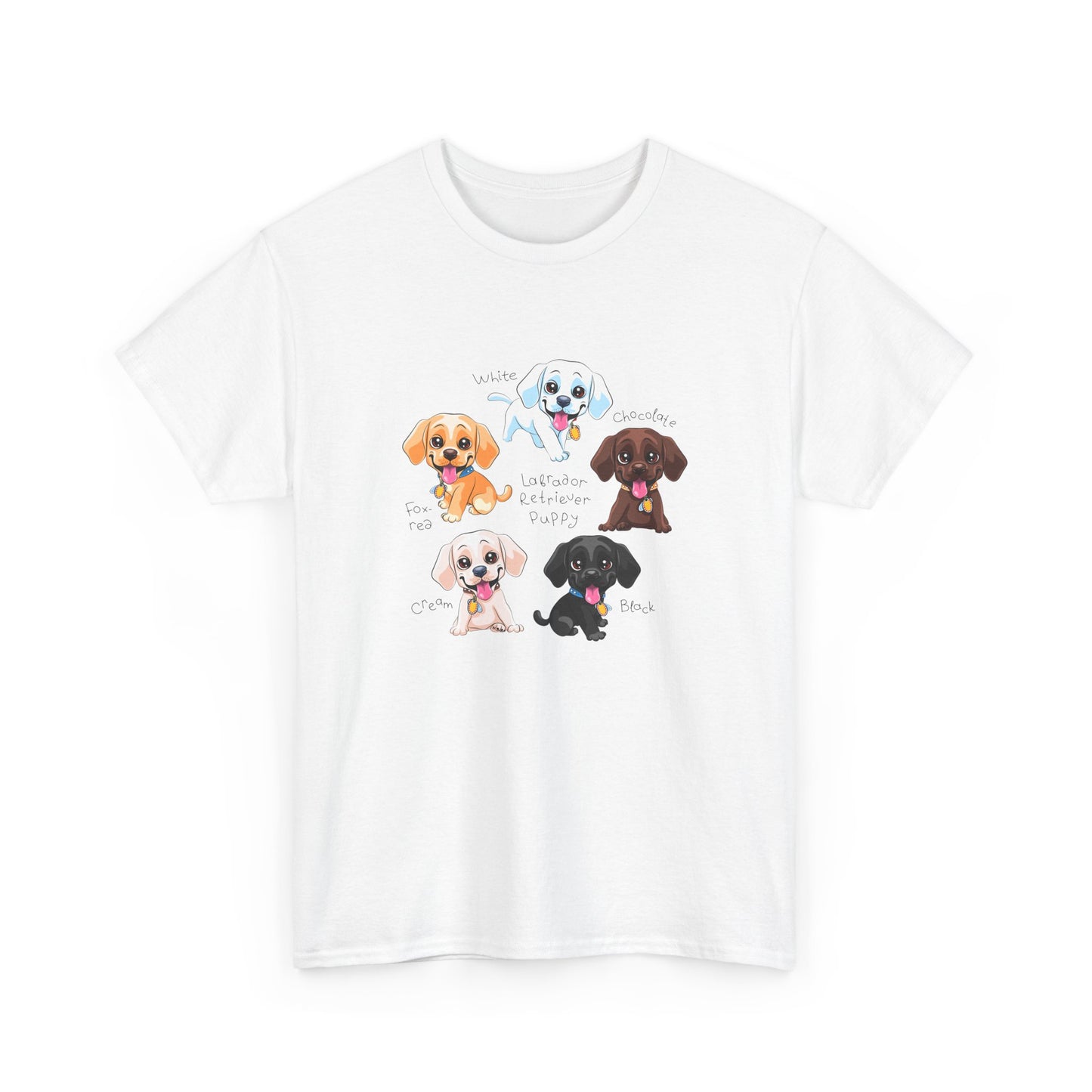 Puppies - Unisex Heavy Cotton Tee - 10277