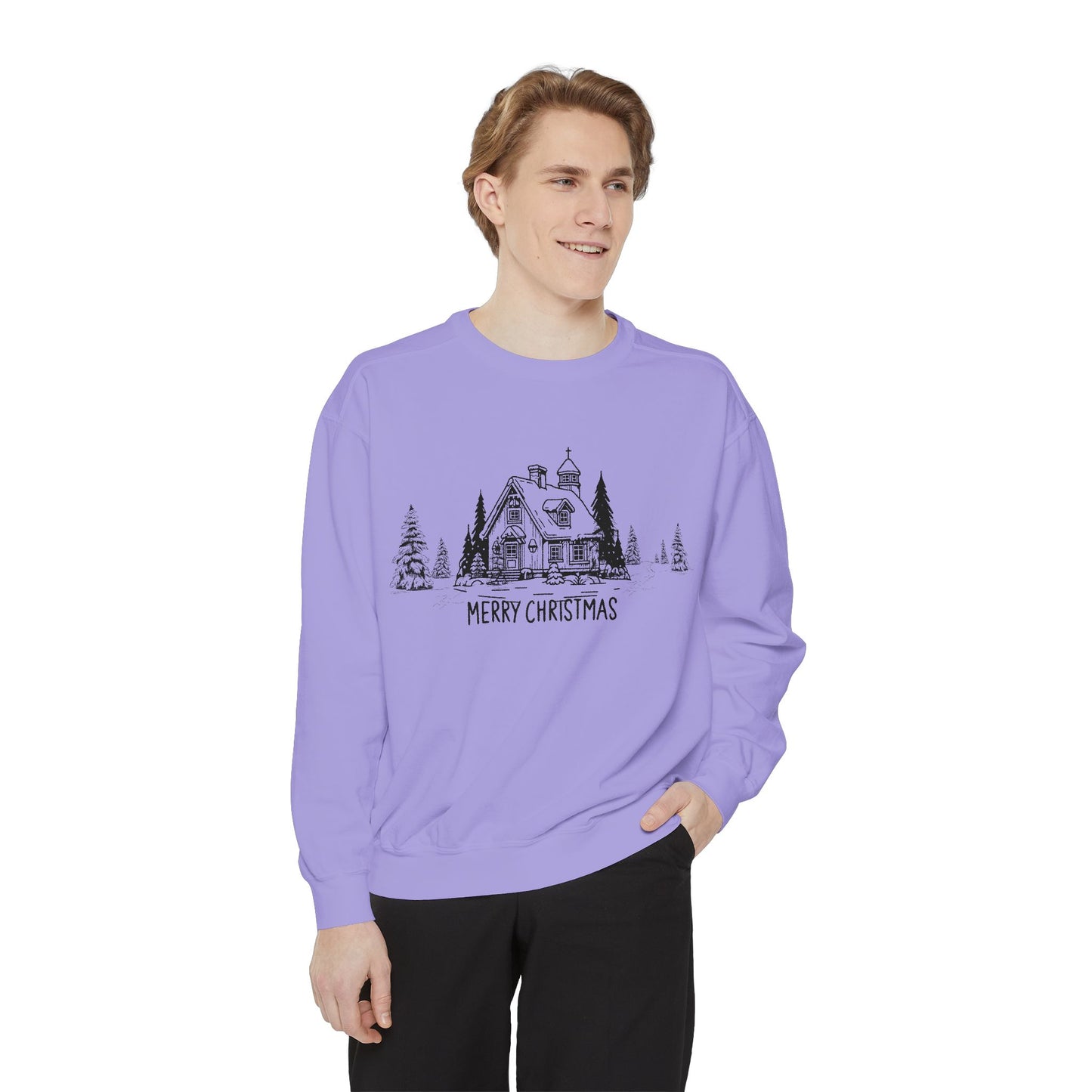 Christmas Day - Unisex Garment-Dyed Sweatshirt - 10137