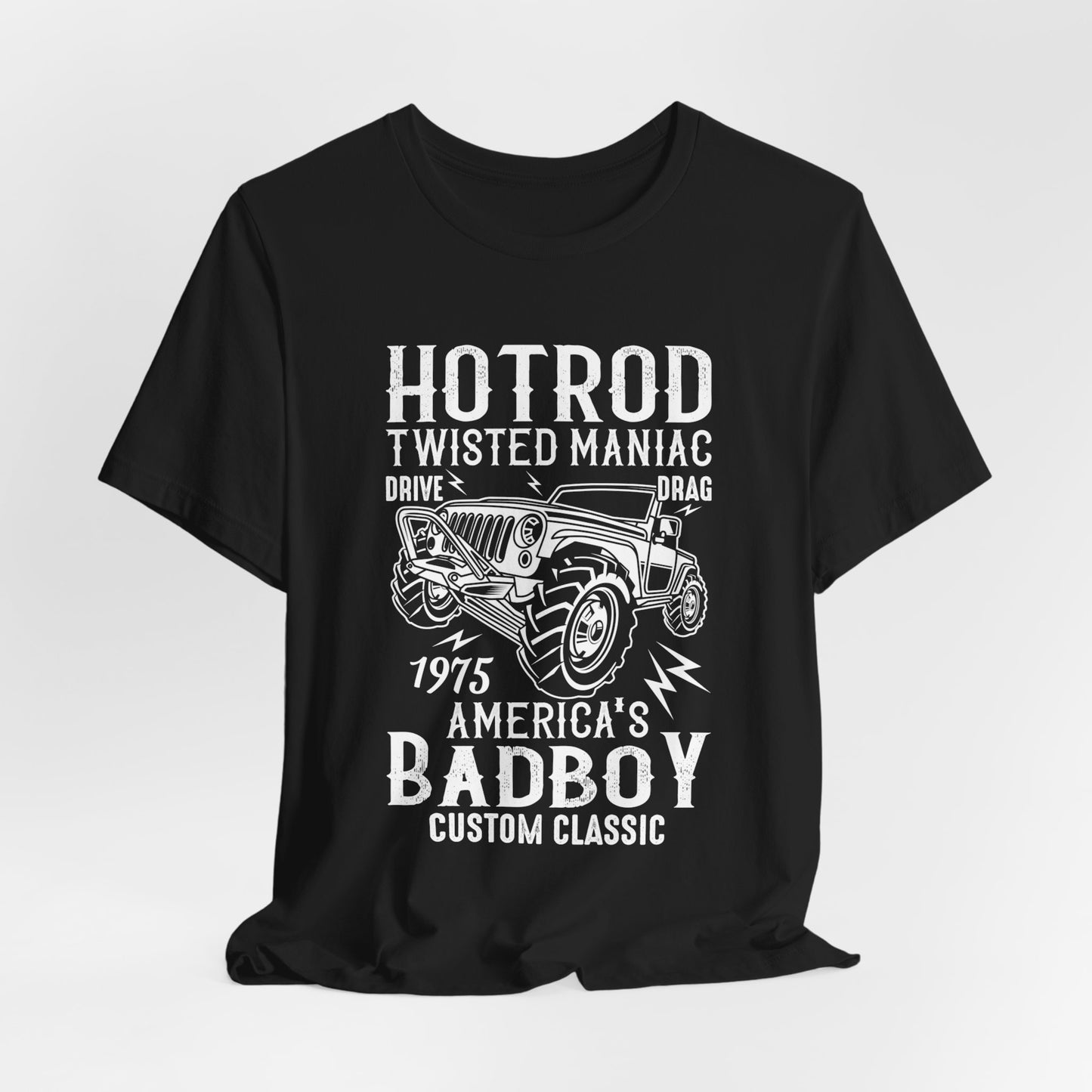 HotPod, Twisted Maniac, 1975 America's Badboy, Custom Classic - Unisex Jersey Short Sleeve Tee