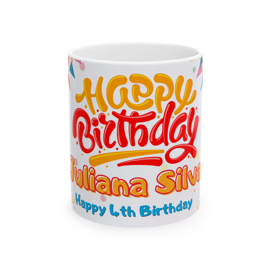 Personalized Birthday Mug, Custom Gift for Birthdays, 11oz, 15oz, Fun Celebration Cup, Festive Party Drinkware - 13982