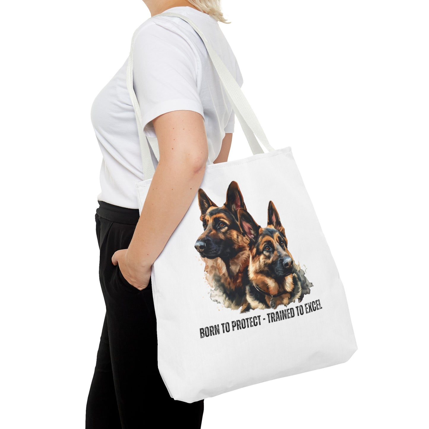 German Shepherds: Born to Protect - Tote Bag