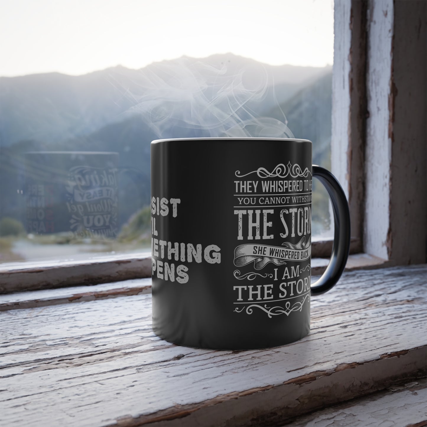 PUSH: Persist Until Something Happens, Customizable - Color Morphing Mug, 11oz - 12477