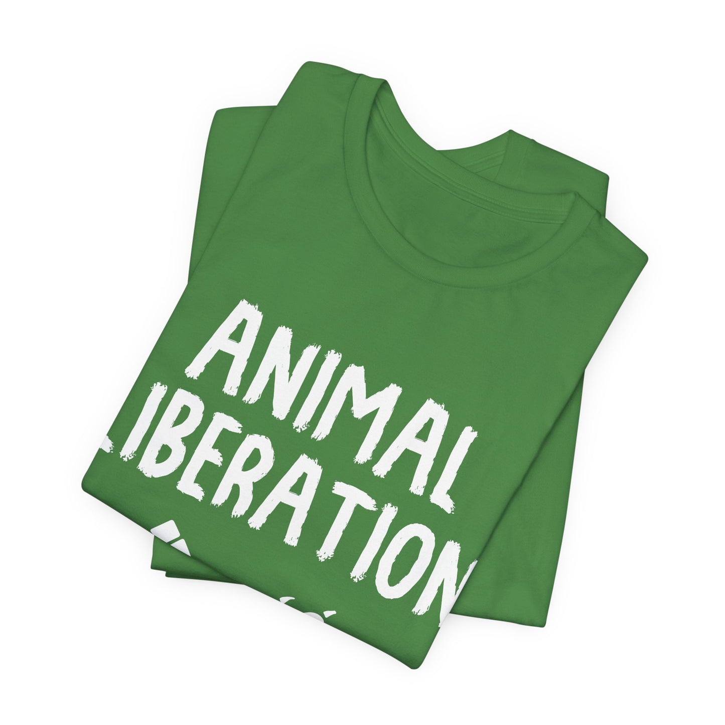 Vegan: Animal Liberation - Unisex Jersey Short Sleeve Tee