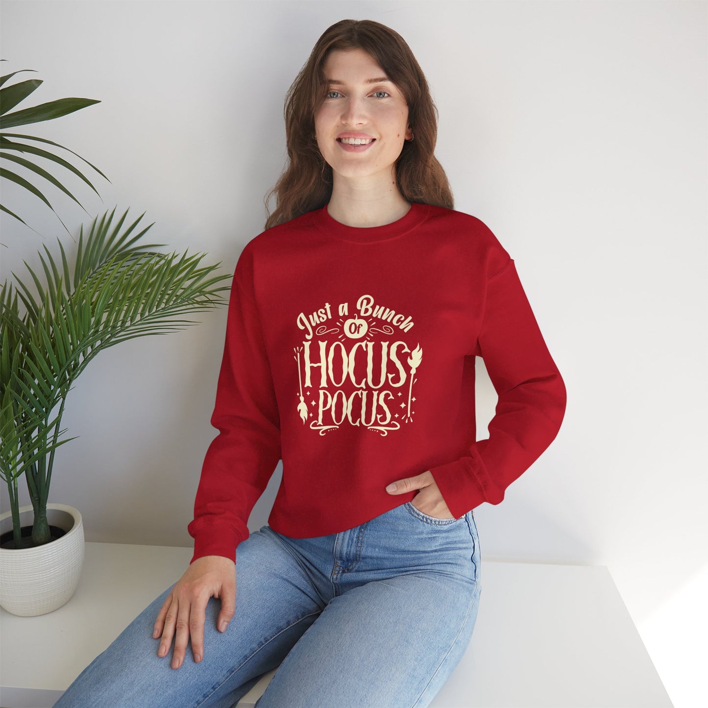 Just A Bunch or Hocus Focus - Unisex Heavy Blend™ Crewneck Sweatshirt