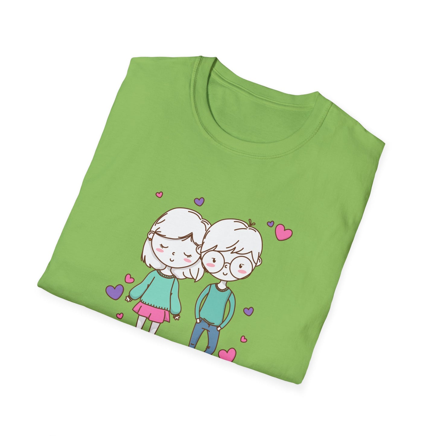 Cute Couple, Love You - Unisex Softstyle T-Shirt - 11528