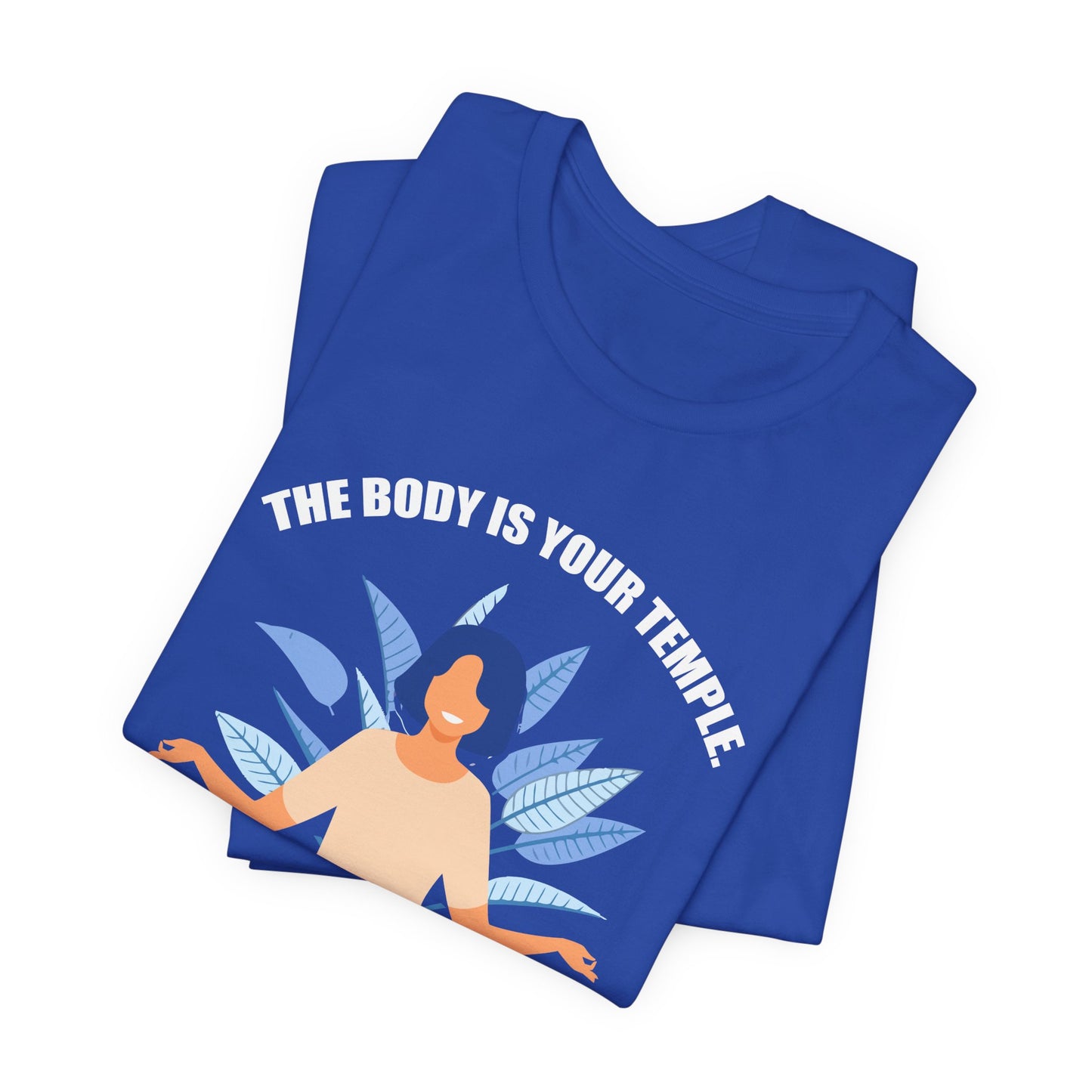 Yoga: The Body Is Your Temple, Keep It Pure & Clean For The Soul To Reside In - Unisex Jersey Short Sleeve Tee - 12111