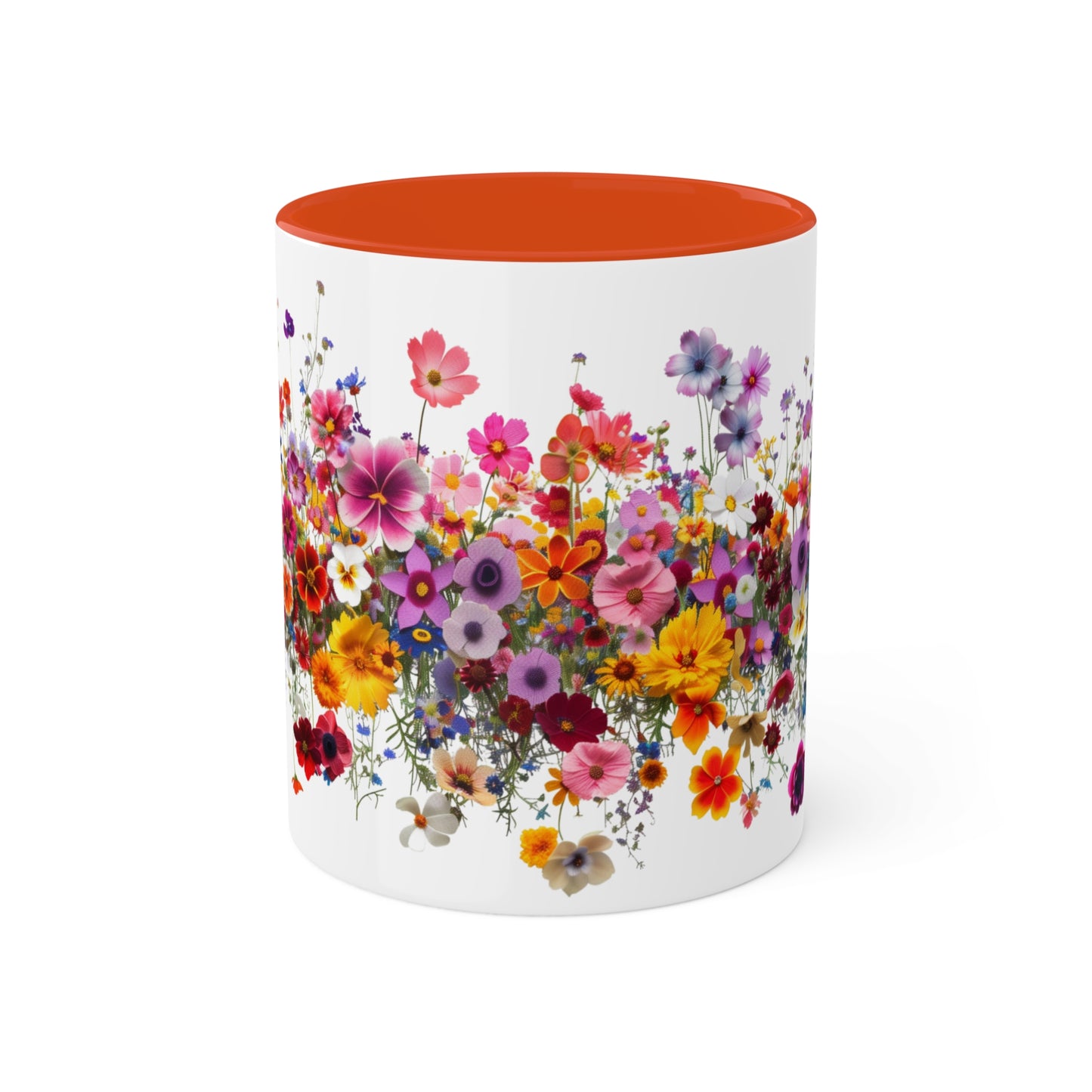 Wild Beauty in Every Petal - Colorful Mugs, 11oz