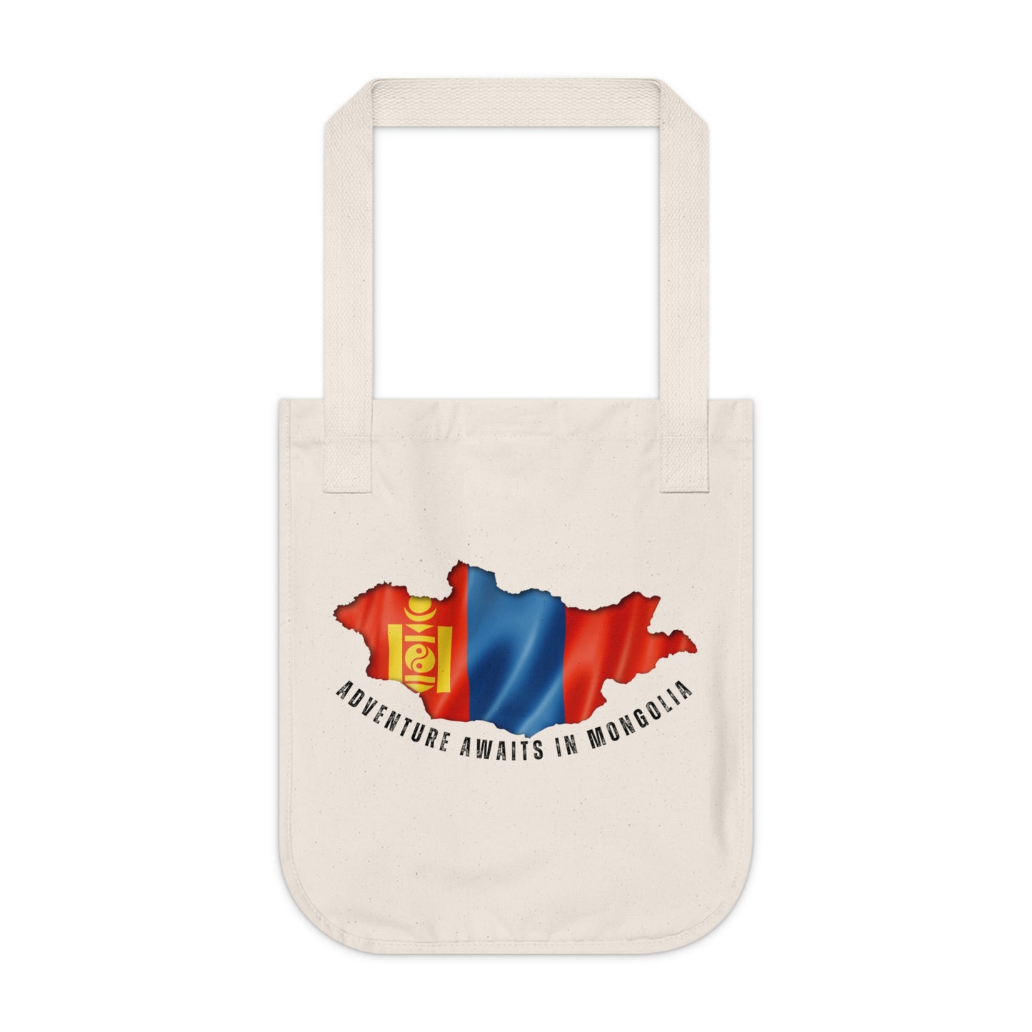 Adventure Awaits in Mongolia - Organic Canvas Tote Bag - 10366