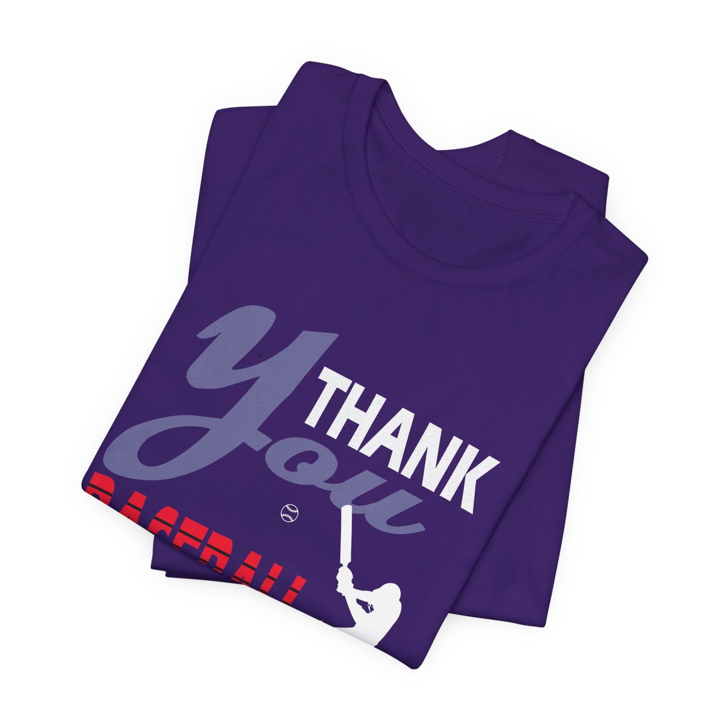 Thank You Baseball - Unisex Jersey Short Sleeve Tee - 13906